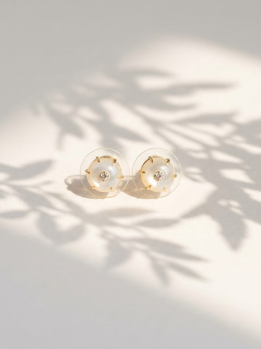 Natural freshwater pearl tops