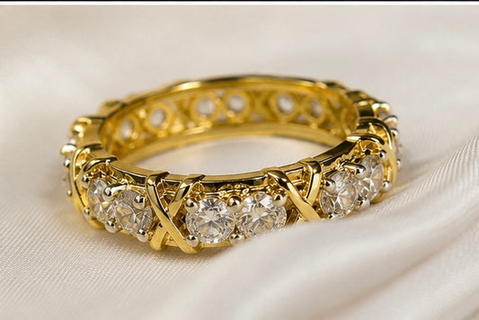 925 SILVER X-CROSSOVER RING